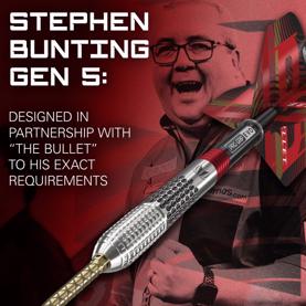  Stephen Bunting G5 95% NT steeltip dartpile fra Target